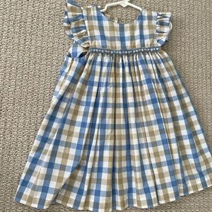 Perfect smocked and checked Easter dress